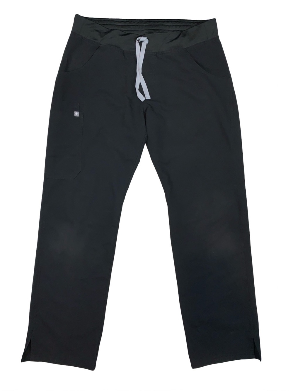 FIGS Technical Collection Scrub Pants Medium Black Medical Uniform
